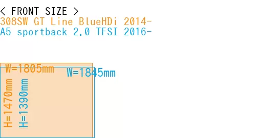 #308SW GT Line BlueHDi 2014- + A5 sportback 2.0 TFSI 2016-